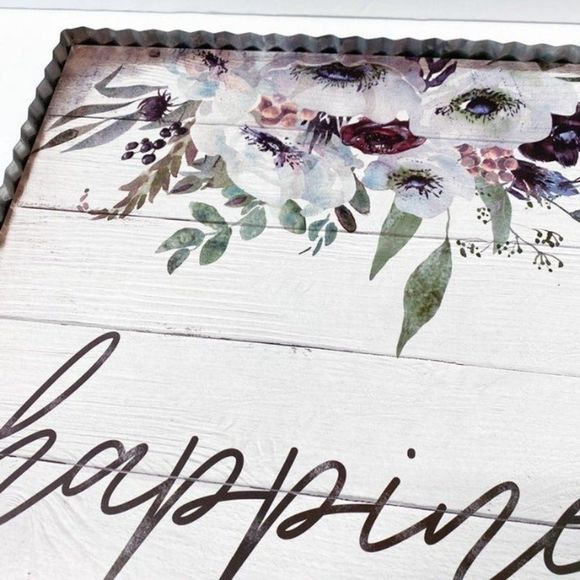 Home Decor Sign Happiness is Handmake - Picture 2 of 5